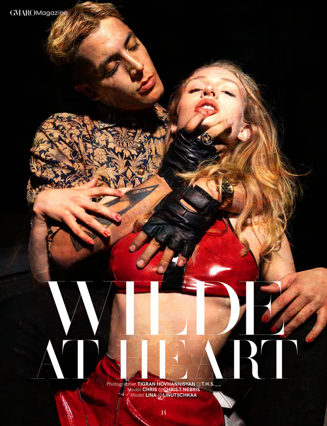 Gmaro Magazine cover, Chris and Lina